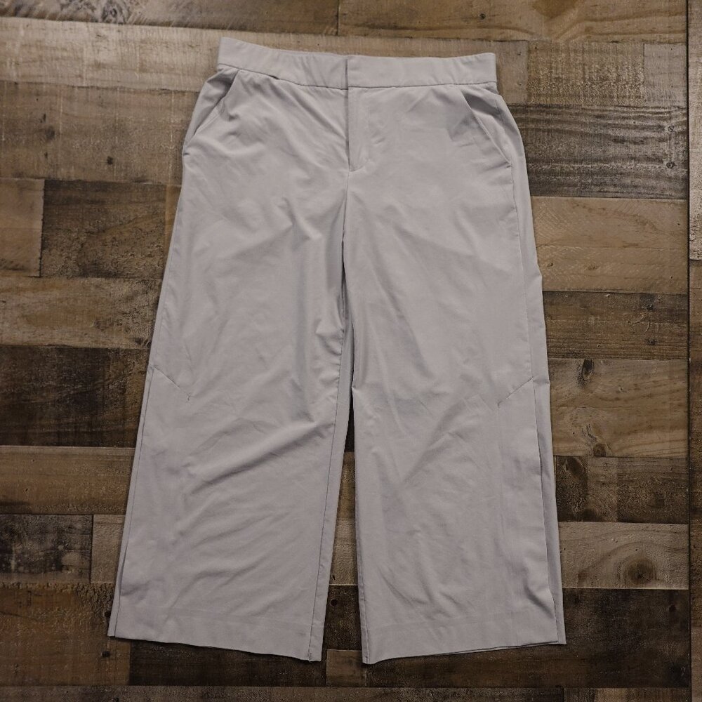 Athleta Tribeca Crop Pant Women’s Size 10 Gray 24” Inseam Tern Grey